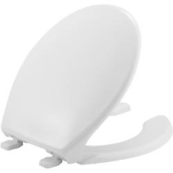 Bemis Open Front with Cover Regular White Toilet Seat 950 000