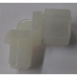 Parker N4ME4 1/4in Fast-Tite Plastic Male Elbow