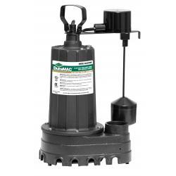 A.Y. Mcdonald 5033CVSP 1-1/2in Discharge  1/3HP 120V 1/2in Solids 10FT Cord Cast Iron Construction Verticle Float Sump Pump 6190-149