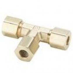 Parker Brass Compression 164C-4 1/4in Union Tee