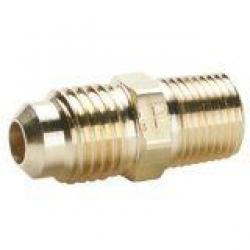 Parker Brass Flare Fitting 48F-4-2 1/4in Flare x 1/8 MIP Adapter