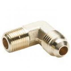Parker Brass Flare Fitting 149F-5-4 5/16in Flare x 1/4in MIP Elbow