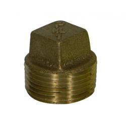 1in Brass Plug Solid 117A-16