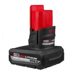 Milwaukee M12 Redlithium High Output XC 5.0ah Battery Pack 48-11-2450