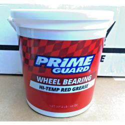 Prime Guard Red Hi-Temp Wheel Bearing Grease 4lb 6ea/Case PRIMGHT64