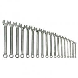 J.H. Williams 18 Piece Supercombo Metric Combination Wrench Set 12-Point MWS-18A