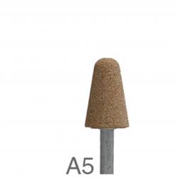 Flexovit 3/4in x 1-1/8in x 1/4in Shank Vitrified Mounted Point High Performance WA60RV A5 M0005