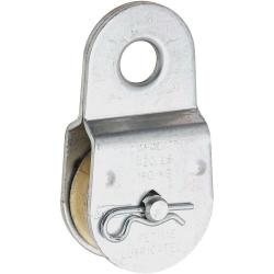 National 1-1/2in Fixed Single Pulley Zinc Plated N195-800