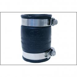 Rubber Coupling 1-1/2in Cast Iron/Plastic x Cast Iron/Plastic Unshielded Sewer Coupling