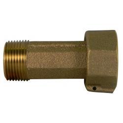 Mcdonald 74622 1in Straight Meter Coupling Swivel Without Hole x 1in MIP 5124-117