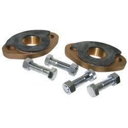Mcdonald 7610FKIT 2in Meter Flange Kit  Includes 2 Each of Flanges  Gaskets  4 Bolts & 4 Nuts 5131-084
