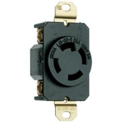 Pass and Seymour L1630R 30a Turnlok Single Receptacle 4-Wire 3-Phase 480v L1630-R