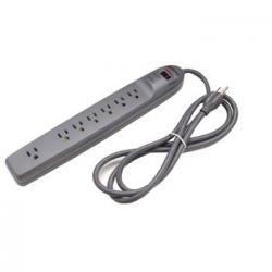 Pass and Seymour 7 Outlet Surge Protector Power Strip PS7 - Gray N/A