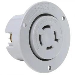 Pass and Seymour L520FO 20a Turnlok Flanged Outlet 3-Wire 125v L520-FO