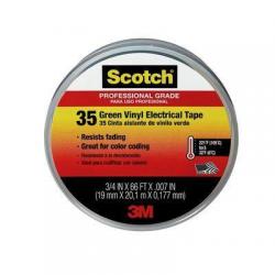 3M 35 Tape 3/4in x 66ft Green