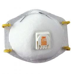 3M N95 Maintenance Free Particulate Respirator Including Cool Flow Valve 10/Box 142-8511