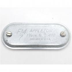 Appleton APP470 1-1/4in FM7 Steel Cover