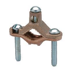 Penn KP2 Bronze Ground Clamp 10 Sol. to 2 Str.  1-1/4" to 2" Water Pipe