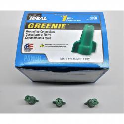 Ideal Greenie Grounding Wire Nut Connector 92 100/Box 30-092 