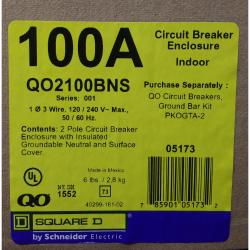 Square D QO2100BNS Breaker Box  05173