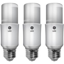 LED9LS3/827 GE Bright Stik LED Lamp 2700K 800 Lumens 3/Pack 75184 - Sold Per Pack of 3