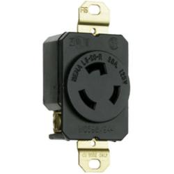 Pass and Seymour L520R 20a Turnlok Single Receptacle 2-Pole 3-Wire 125v L520-R