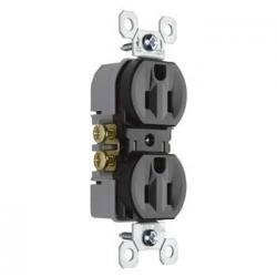 Pass and Seymour 15a Trademaster Duplex Receptacle 125v Brown 3232 