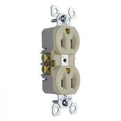 Pass and Seymour 3232I 15a 120v Duplex Receptacle Ivory