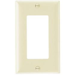 Pass and Seymour SP26I 1-Gang Decorator/GFCI Cover Plate Ivory SP26-I