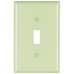 Pass and Seymour SPJ1I  1-Gang Toggle Swtich Cover Plate Ivory SPJ1-I 
