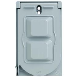Pass and Seymour CA1GS Cast Weatherproof Toogle Switch Vertical Cover with 660 Toggle Switch CA1G-S