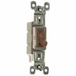 Pass and Seymour 660G 15a Trademaster Single Pole Toggle Swtich 120v Brown  660-G 