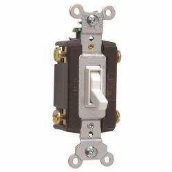 Pass and Seymour 664WG 15a 4-Way Toggle Switch Grounded 120v White 664-WG 