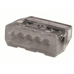 Ideal 87 In-Sure Push-In Wire Connector 5-Port Gray 150/Jar 150 30-087J