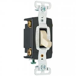 Pass and Seymour 4-Way Industrial Extra Heavy Duty Spec Grade Toggle Switch 120v/277v Brown PS15AC4 