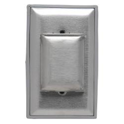 Pass and Seymour Weatherproof 1-Gang  Dustproof Toggle Switch Cover Stainless Steel Vertical WP1