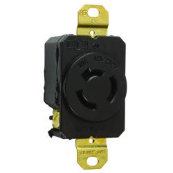 Pass and Seymour 20a Turnlok Single Receptacle 3-Pole 3-Wire 125v/250v 7310