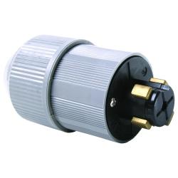 Pass and Seymour 20415N 30a Power Interrupting Non-Metallic Plug 3-Pole 4-Wire 600vac, 20a 250vdc 20415-N