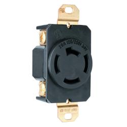 Pass and Seymour 20a Turnlok Single Receptacle 4-Wire 120v/208v 7410