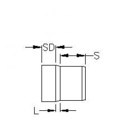 12in IPS Spigot x SDR 35 (PSM) Hub 231-0012