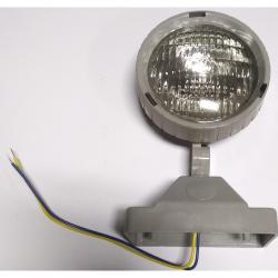 Lithonia Gray Single Head Sealed Remote Fixture 6W/6V Halogen Lamp ELA-NX-H0606