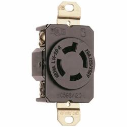 Pass and Seymour L1420R 20a Turnlok Receptacle 4-Wire 125v/250v L1420-R