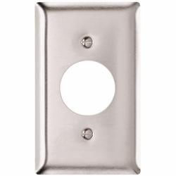 Pass and Seymour 1-Gang Single Receptacle Cover Plate 302/304SS SS7