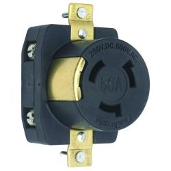 Pass and Seymour 50a Single Receptacle 250vdc/600vac 3769
