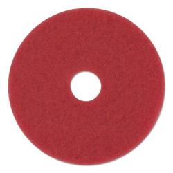 Boardwalk 13in Red Buffing Floor Pads - 5/Carton (Replaces 3M 5100) BWK4013RED