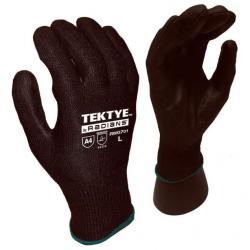 Radians Extra Large TEKTYE Cut and Abrasion A4 Work Glove with Touchscreen Compatible PU Coating - Stainless Steel and Fiberglass Free - RWG701XL