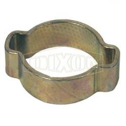 Dixon 3/16in Pinch-On Double Ear Clamp Zinc Plated 0305