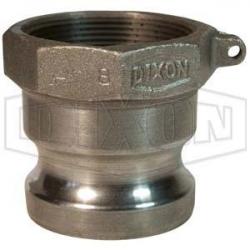Dixon 1-1/2in Male Cam and Groove Fitting x FIP Unplated Malleable Iron 150-A-MI