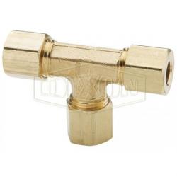 Dixon 3/16in Brass Union Tee Compression Fitting 264C-03