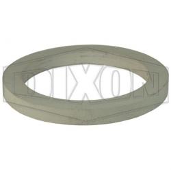 Dixon 3in White Neoprene Cam and Groove Gasket 300-G-WNE